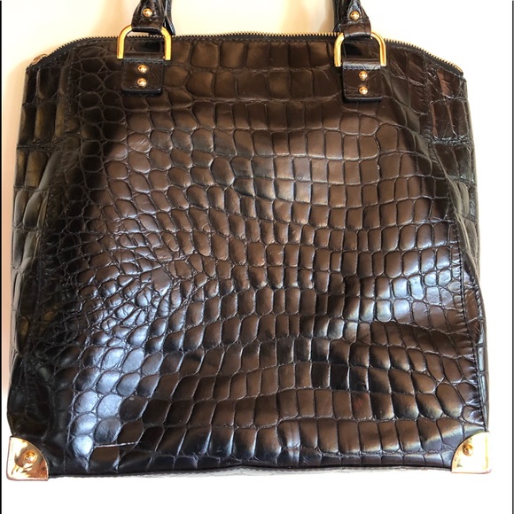 Rafe New York Crocodile Embossed Tote - Picture 2 of 12